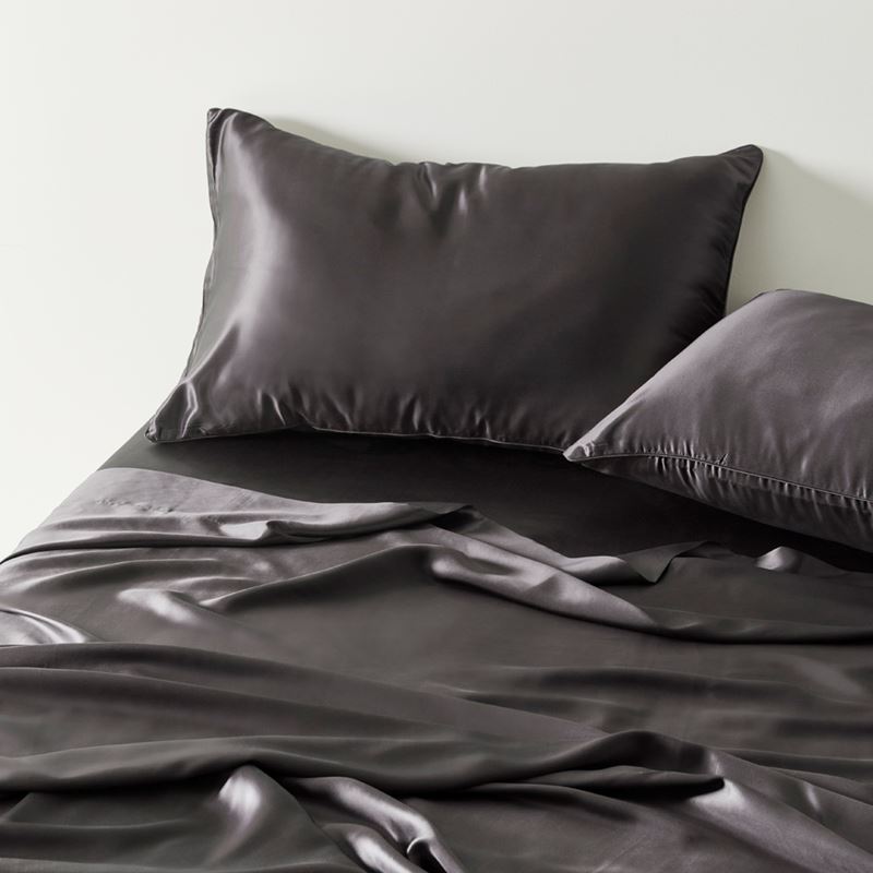 Pure Silk Black Sheet Set