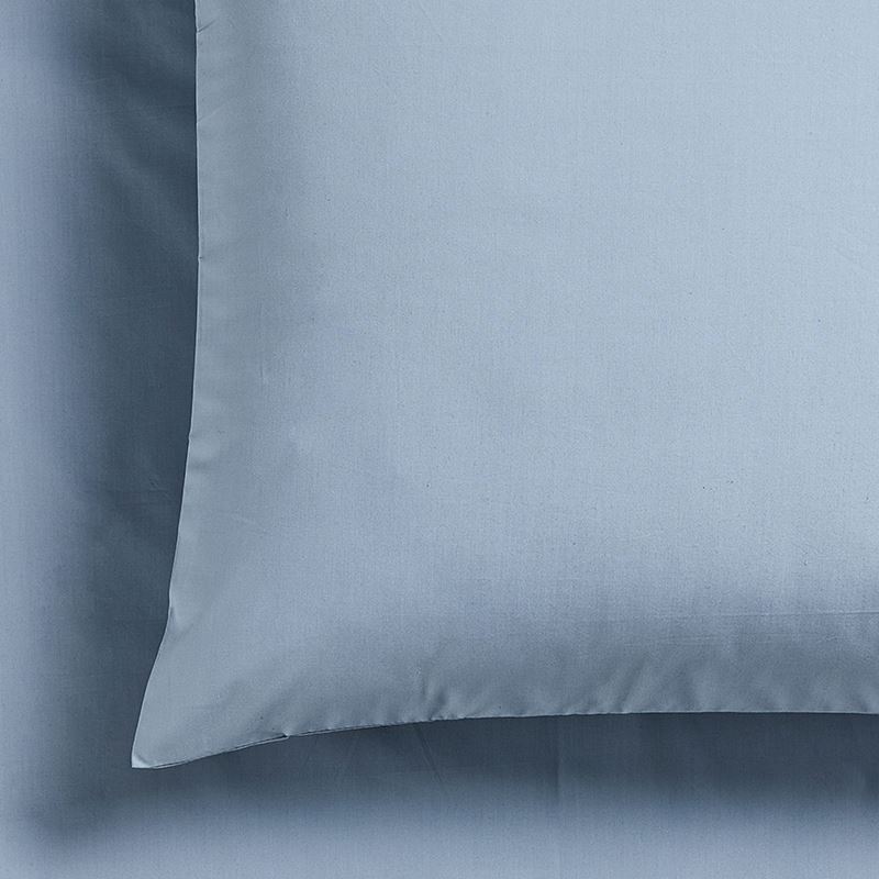 Fresh Cotton Percale Dusty Blue Sheet Set