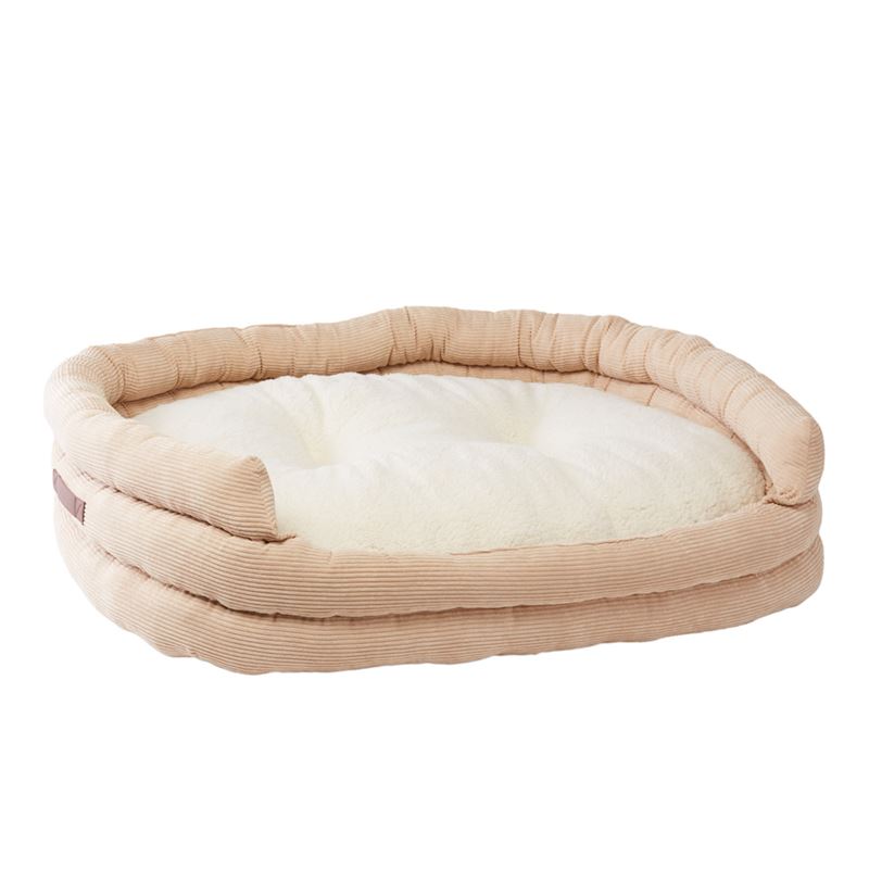 Ziggy Biscuit Corduroy Pet Bed