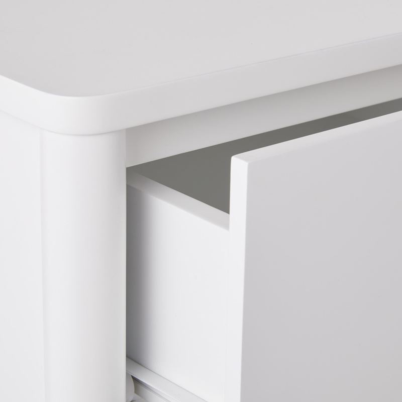 Willow White Bedside Table