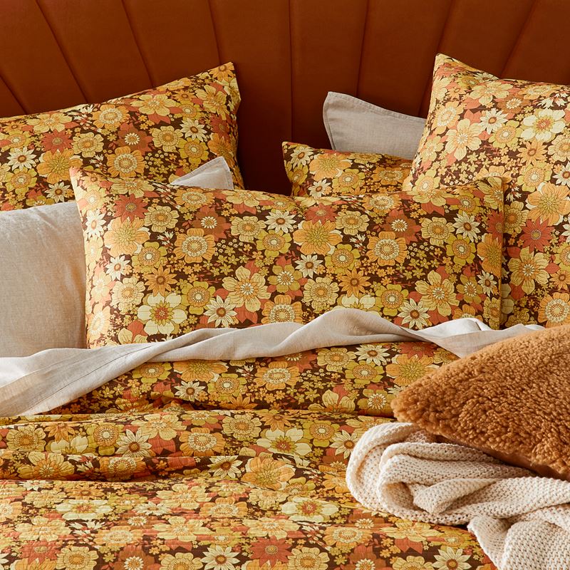 Hannah Gold Quilted Quilt Cover Separates