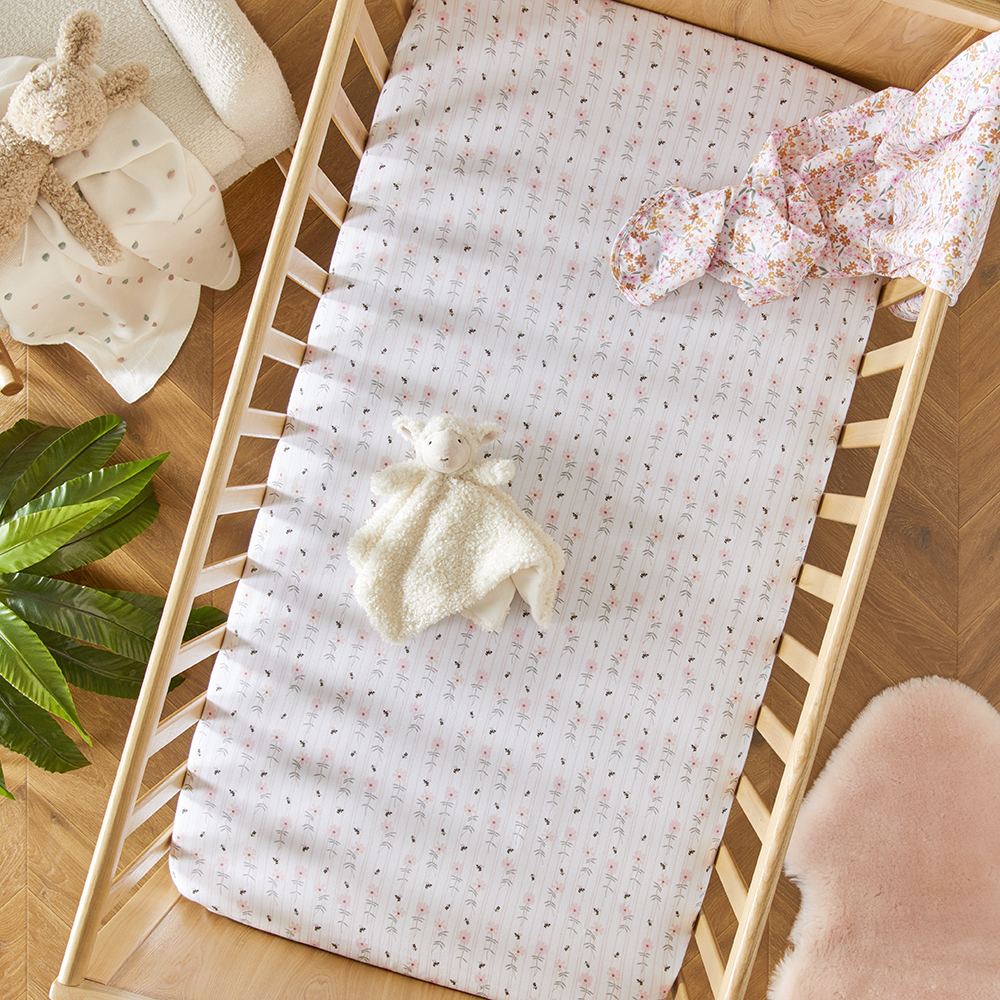 Teddy Floral Jersey Sheets 2pk