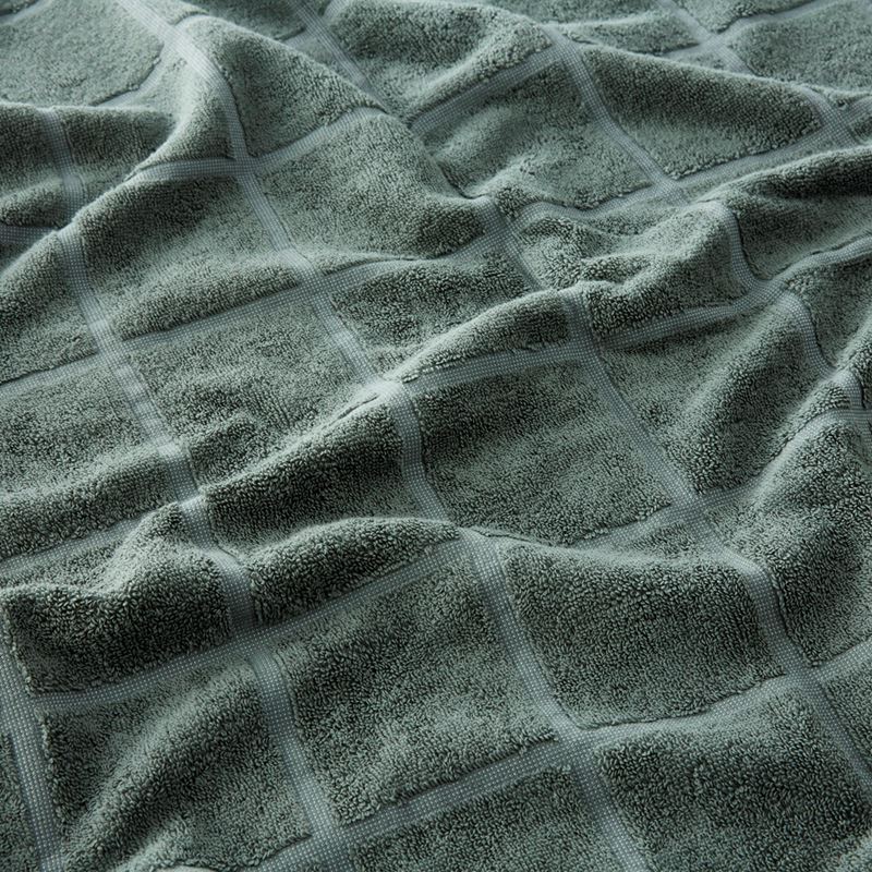 Nelson Check Seagrass Towel Range