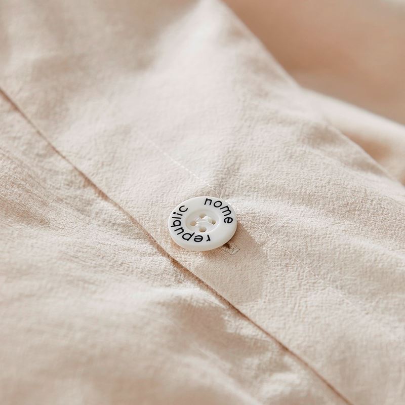 Stonewashed Cotton Sand Quilt Cover Separates