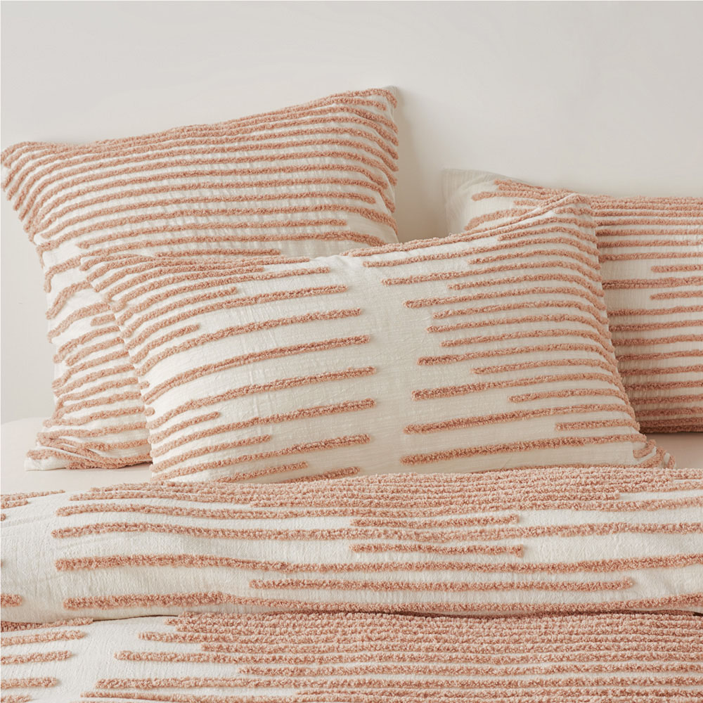 Seoul Tufted Clay Pillowcases