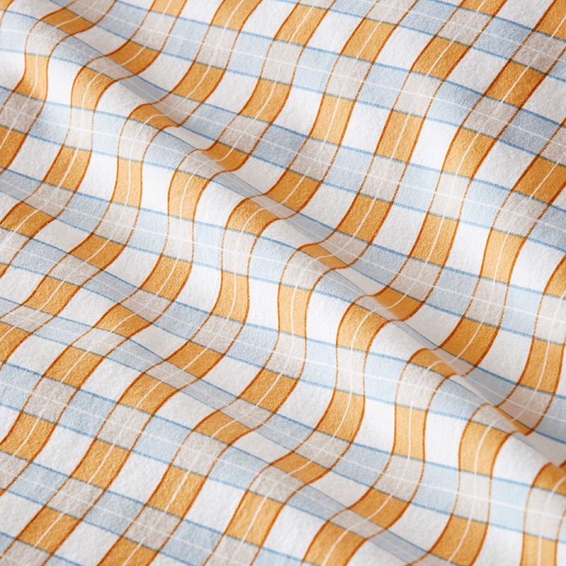 Construction Zone Natural Flannelette Quilt Cover Set