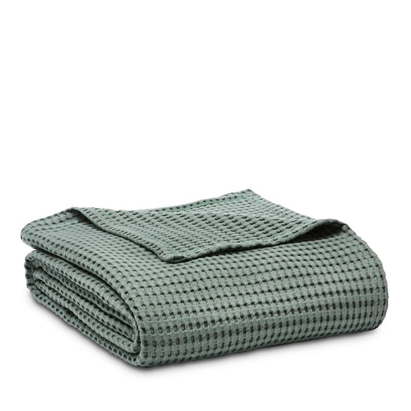 European Collection Fern Turkish Cotton Waffle Blanket