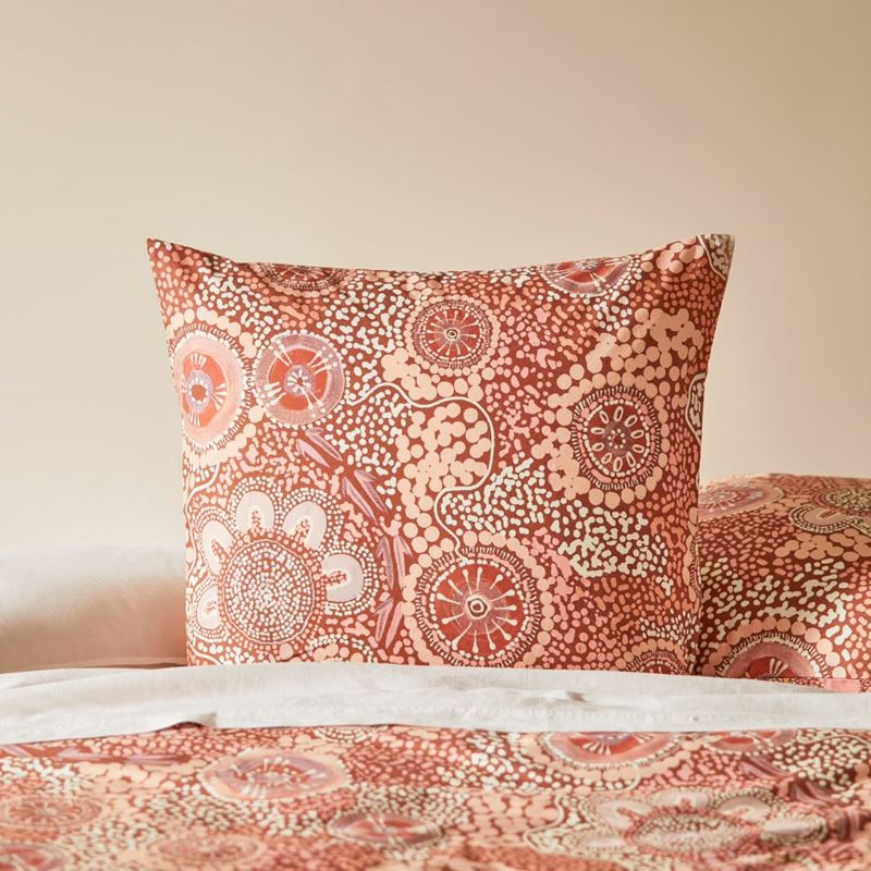 Cungelella Bilabila Coral Sunset Quilt Cover Set + Separates
