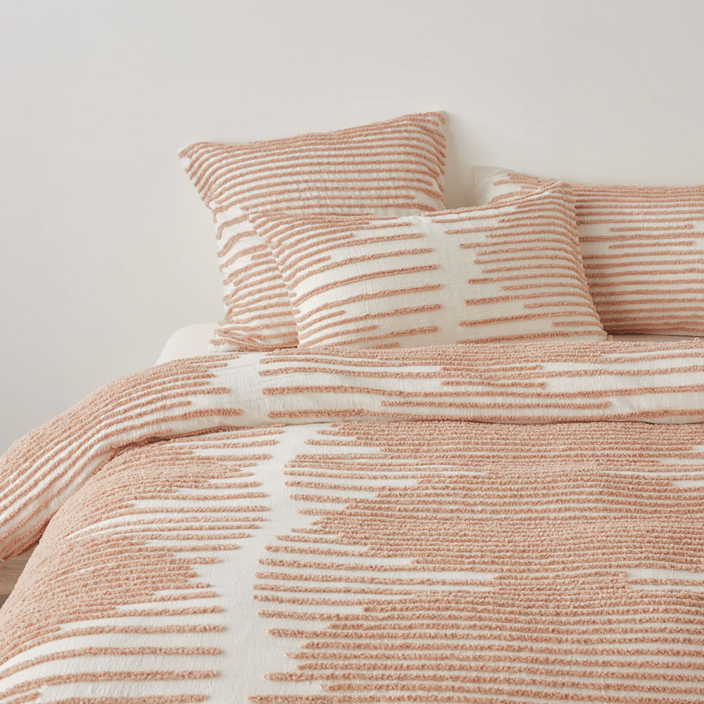 Seoul Tufted Clay Quilt Cover Separates