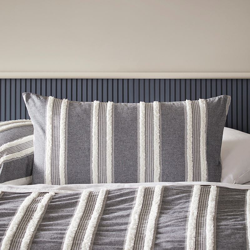 Taylor Grey Tufted Quilt Cover Separates