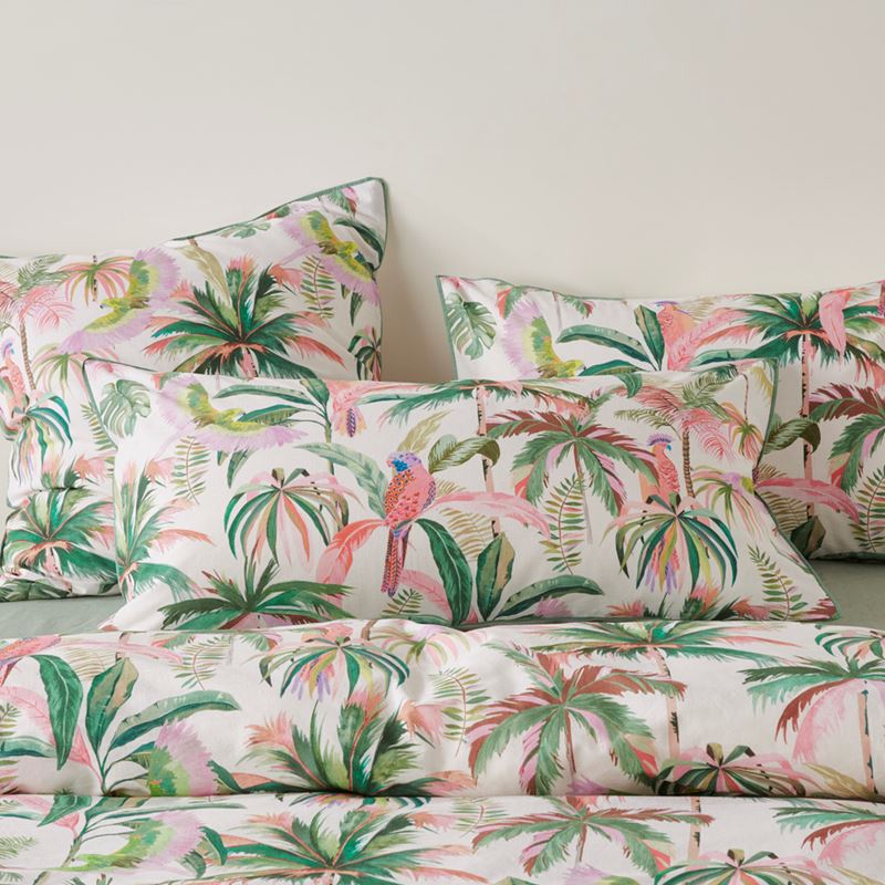 Rio Palm Green Quilt Cover Set + Separates