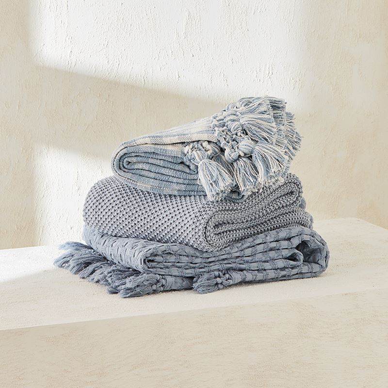 Byron Light Denim Throw