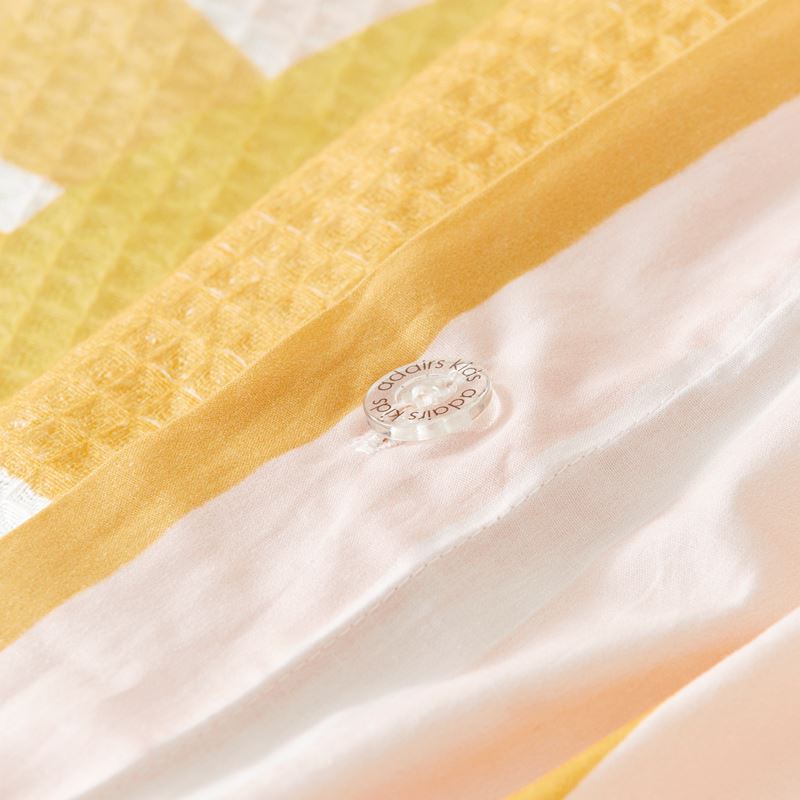 Rise and Shine Waffle Pink Quilt Cover Set