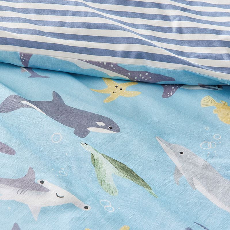 Deep Blue Sea Quilt Cover Set