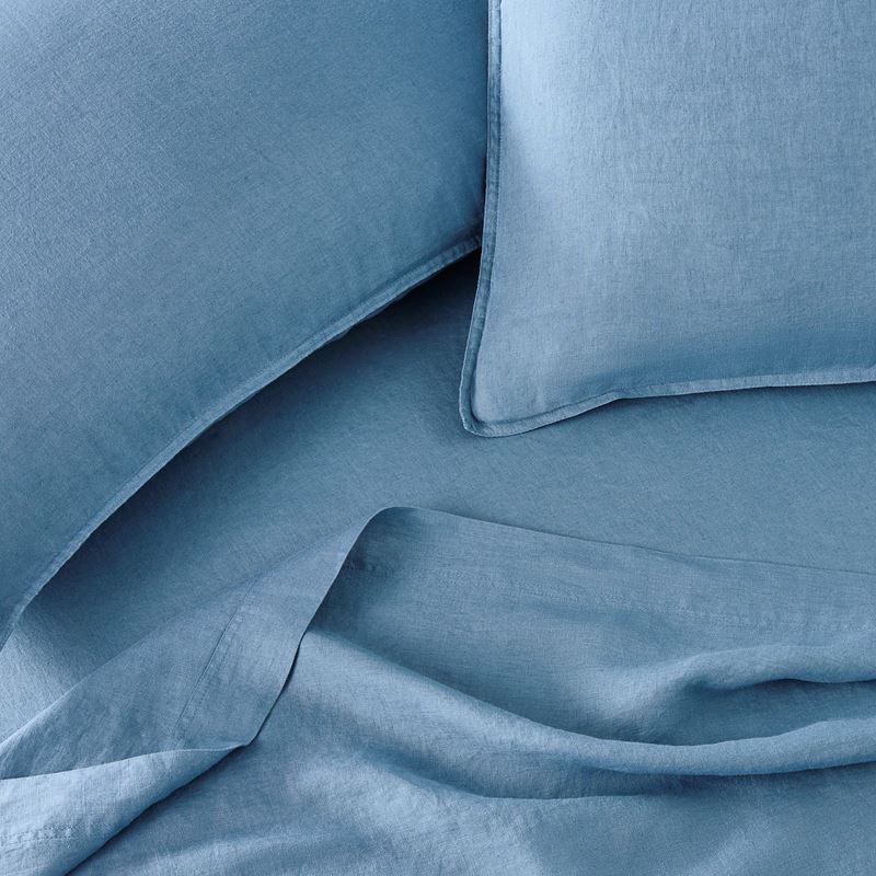 Vintage Washed Linen Denim Sheet Separates