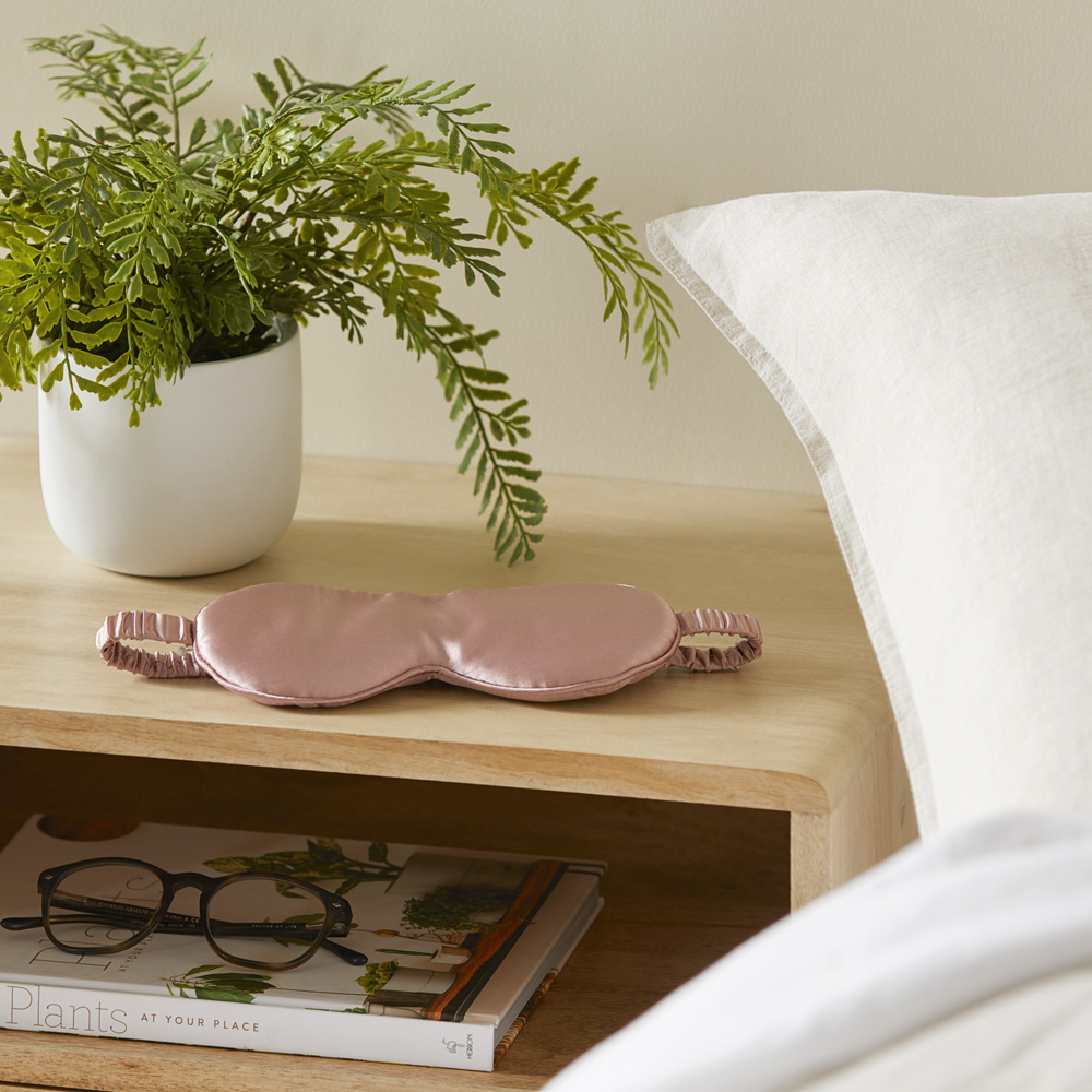 Pure Silk French Rose Eye Mask