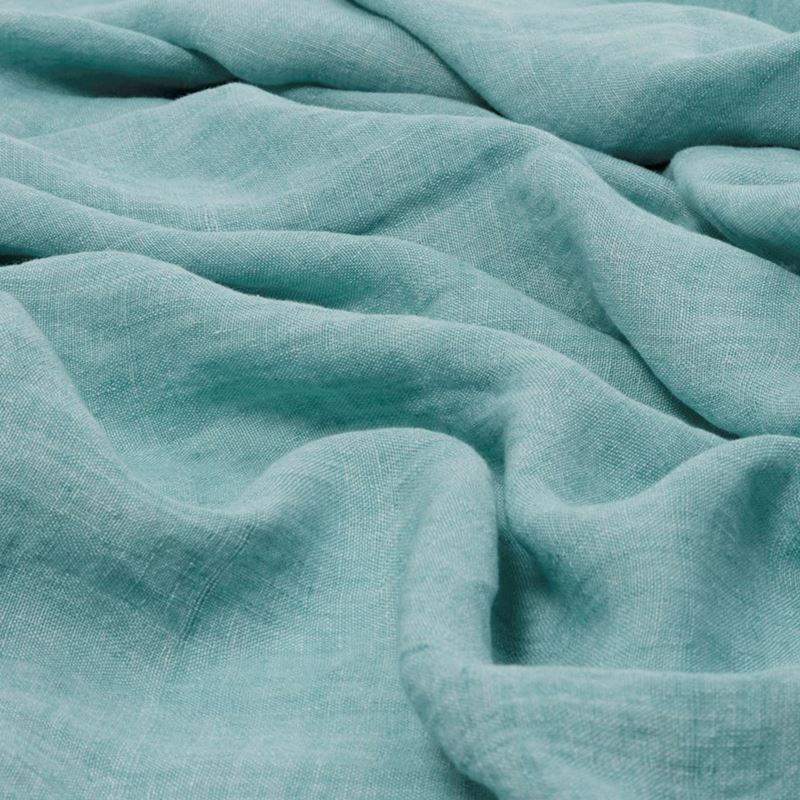 Malmo Mint Linen Throw