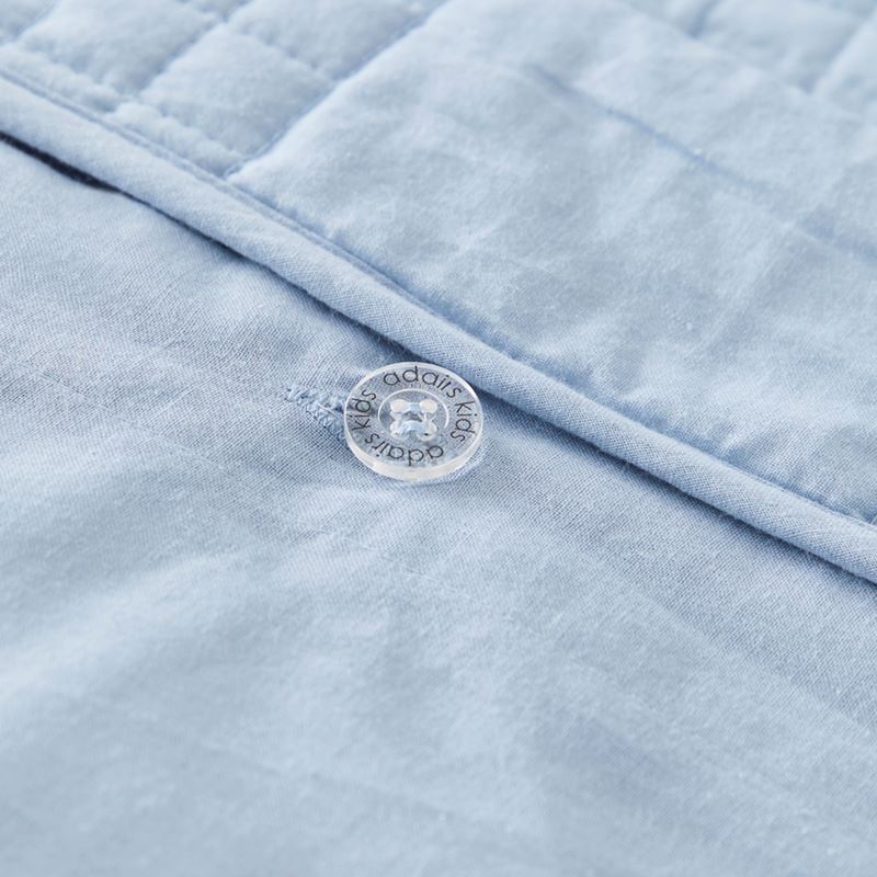 Murphy Powder Blue Quilted Quilt Cover Set