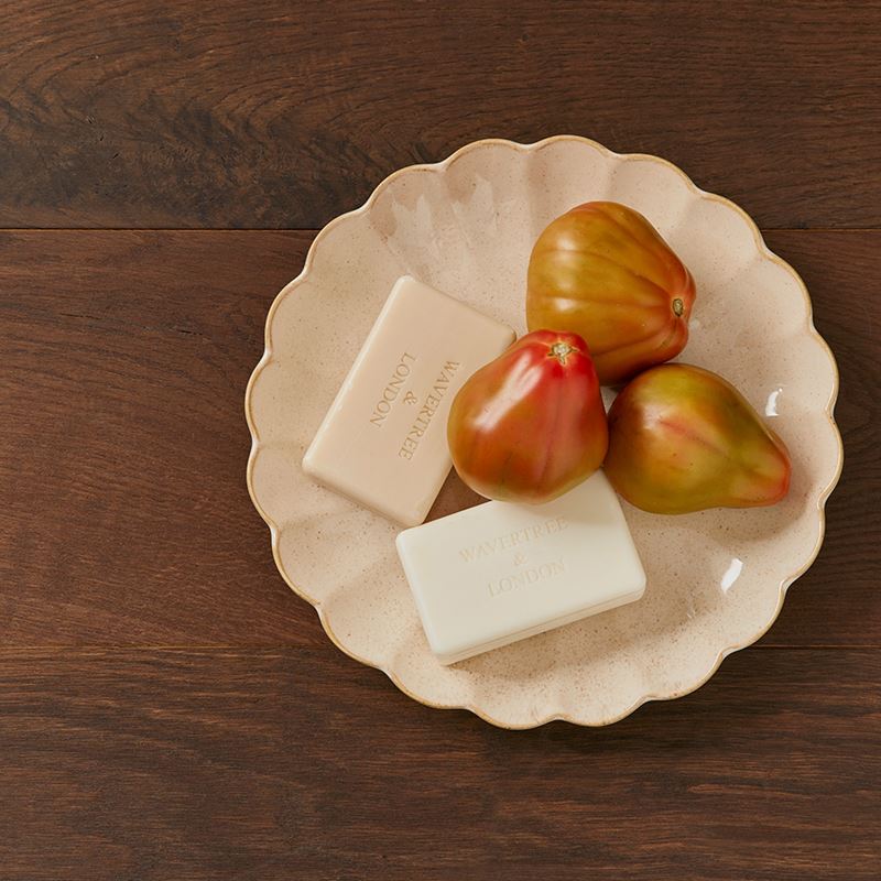 Adeline Scallop Natural Servingware