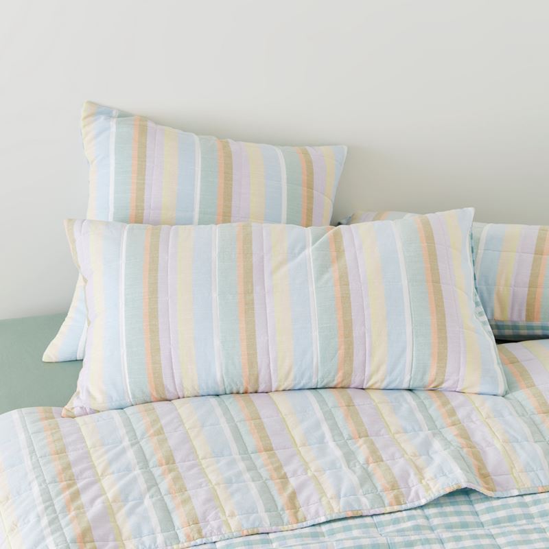 Sorbet Stripe Quilted Coverlet Separates