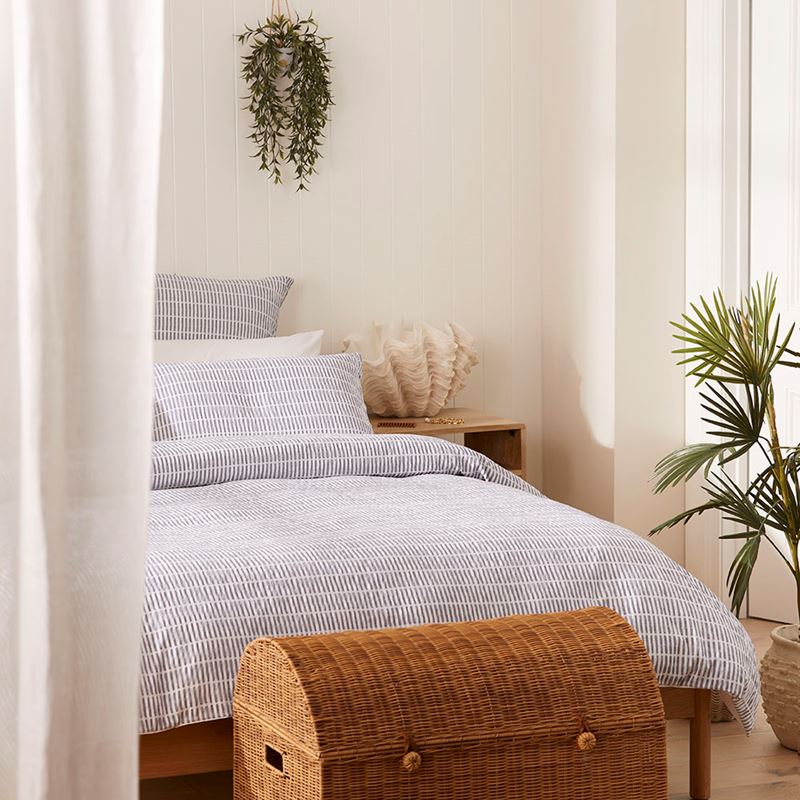 San Remo Indigo Quilt Cover Set + Separates