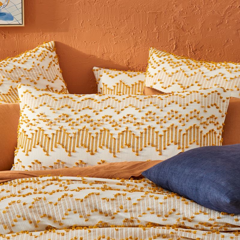 Santiago Mustard Quilt Cover Separates