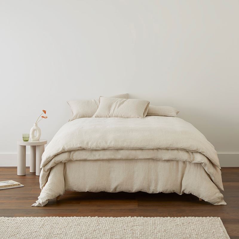 Vintage Washed Linen Linen Quilt Cover Separates