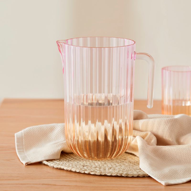 Positano Pink & Orange Drinkware