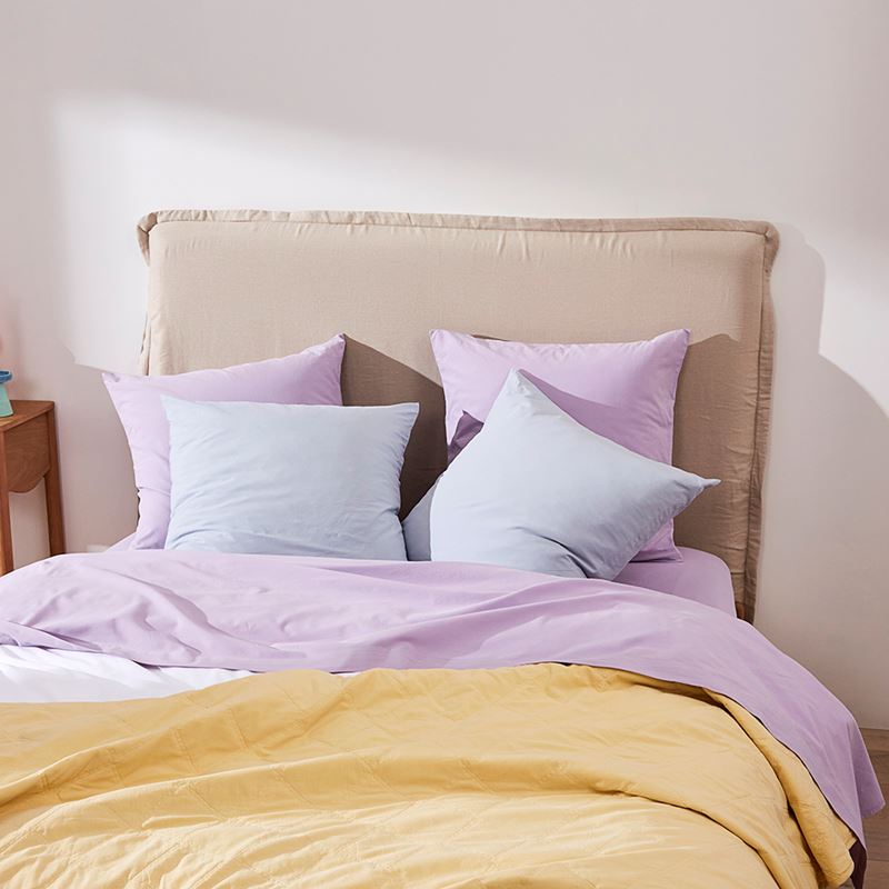 Stonewashed Cotton Dusty Lemon Quilted Coverlet Separates