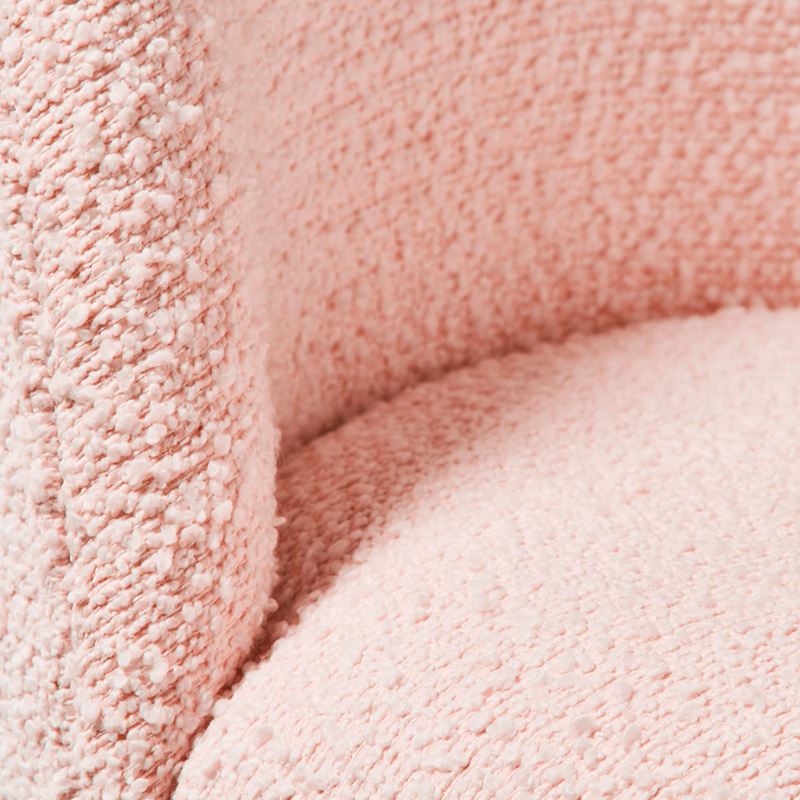 Brady Pink Boucle Kids Desk Chair