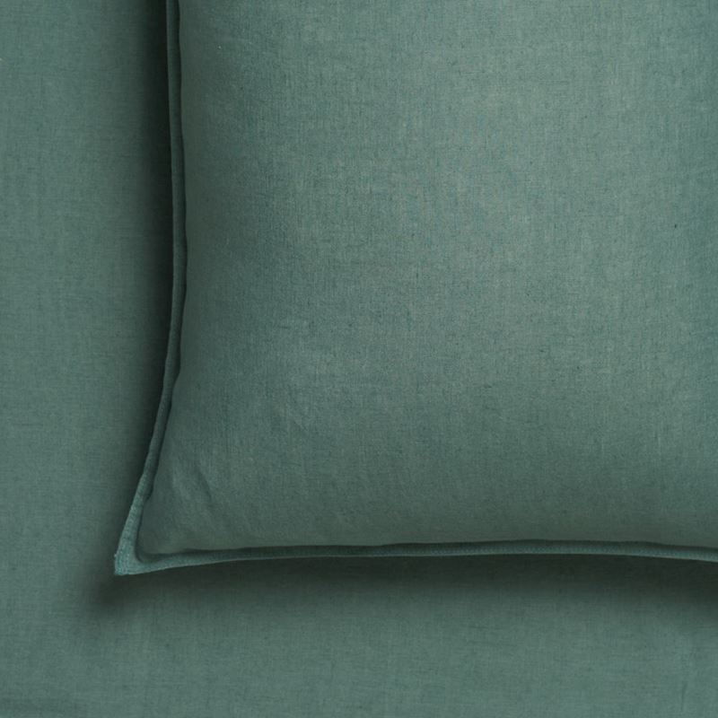 Vintage Washed Linen Cypress Sheet Set