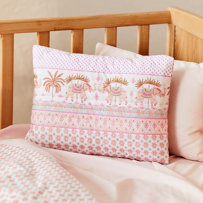 Leena Quilted Pink Sun Quilt Cover
