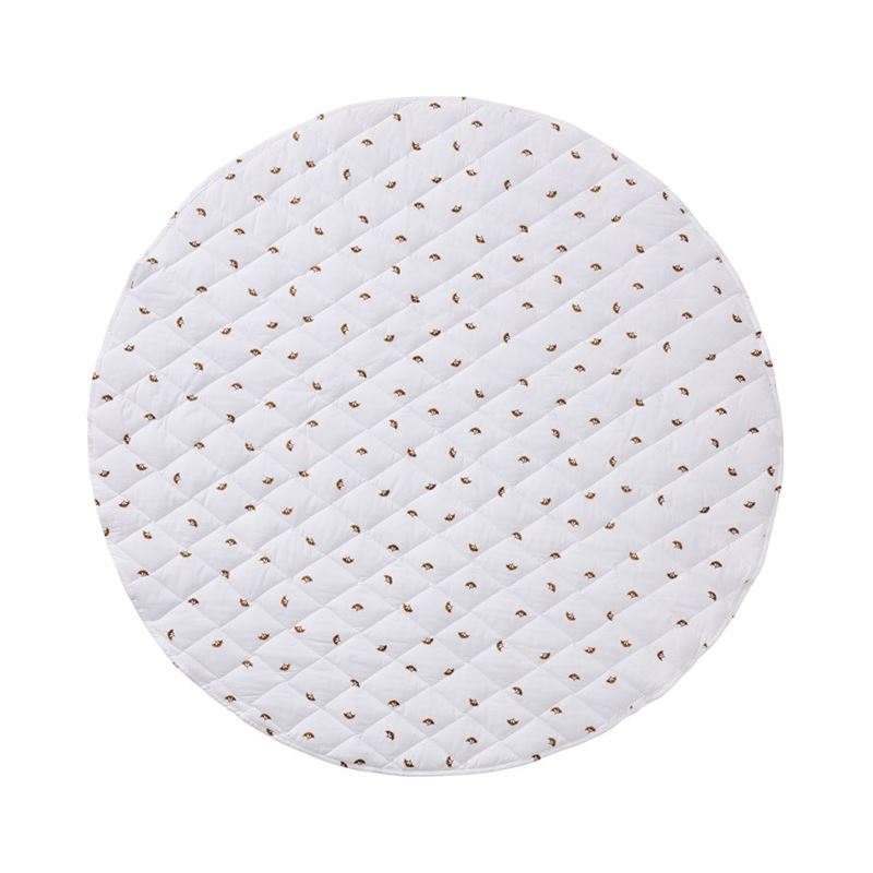 Gumnut Gully White Quilted Play Mat