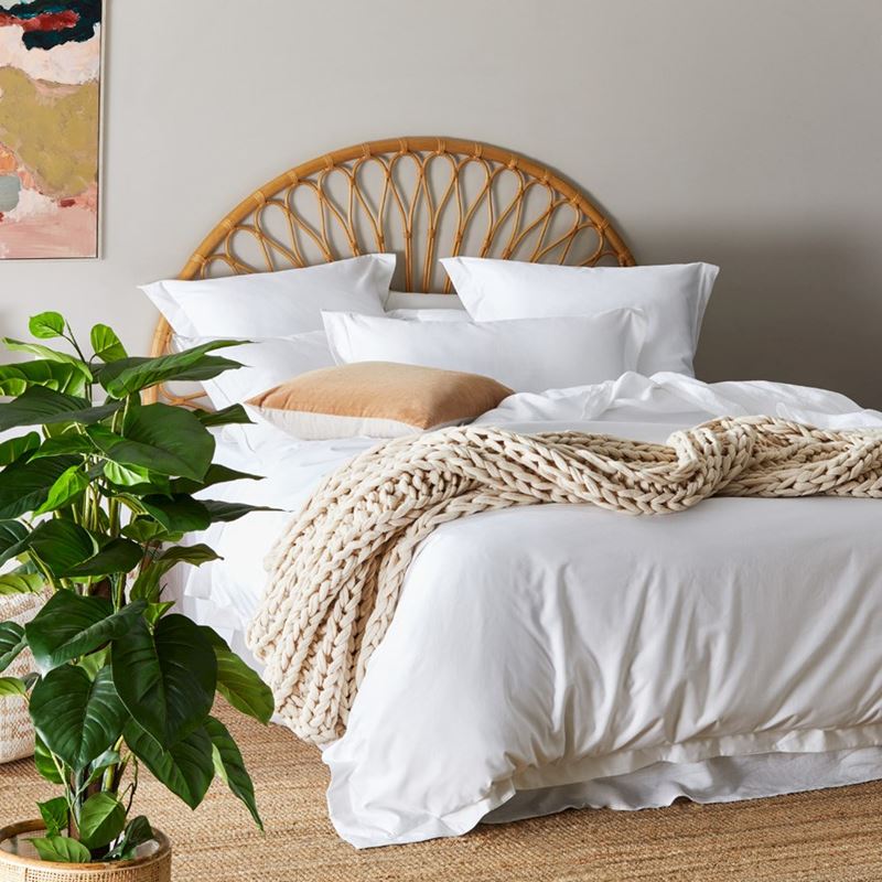 Newport Natural Chunky Knit Throw