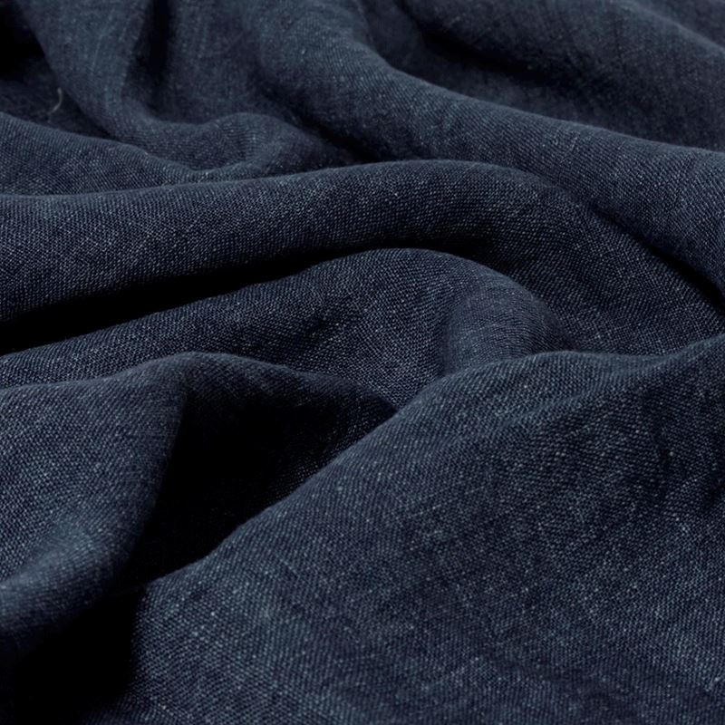 Malmo Denim Linen Throw
