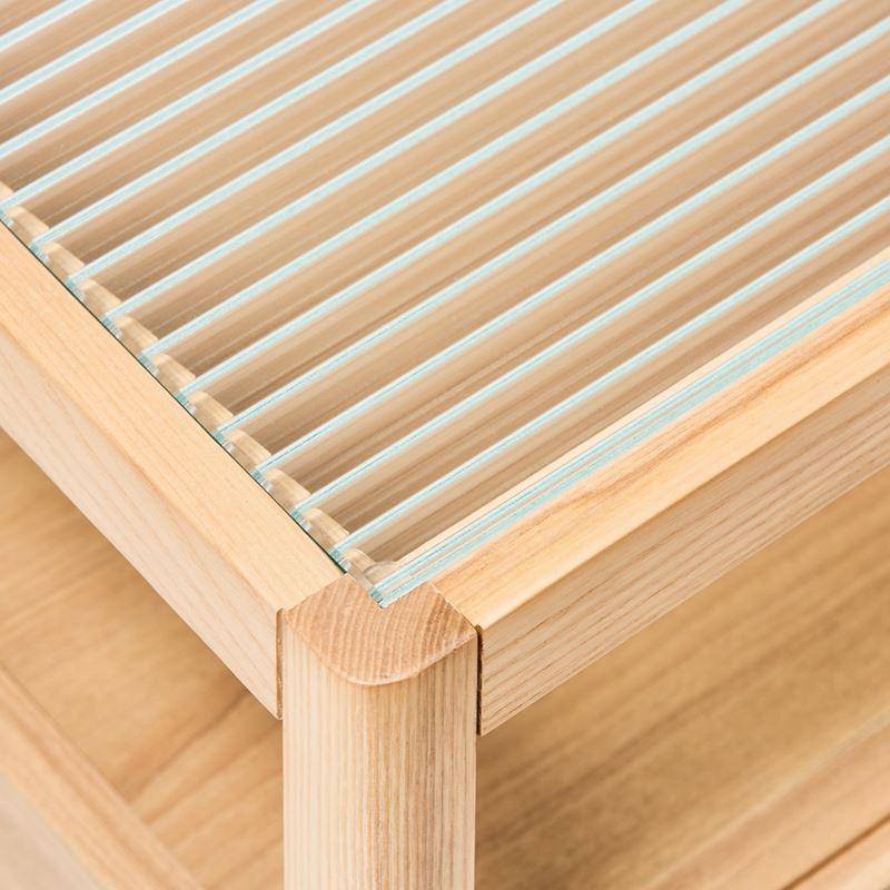 Florence Natural Bedside Table