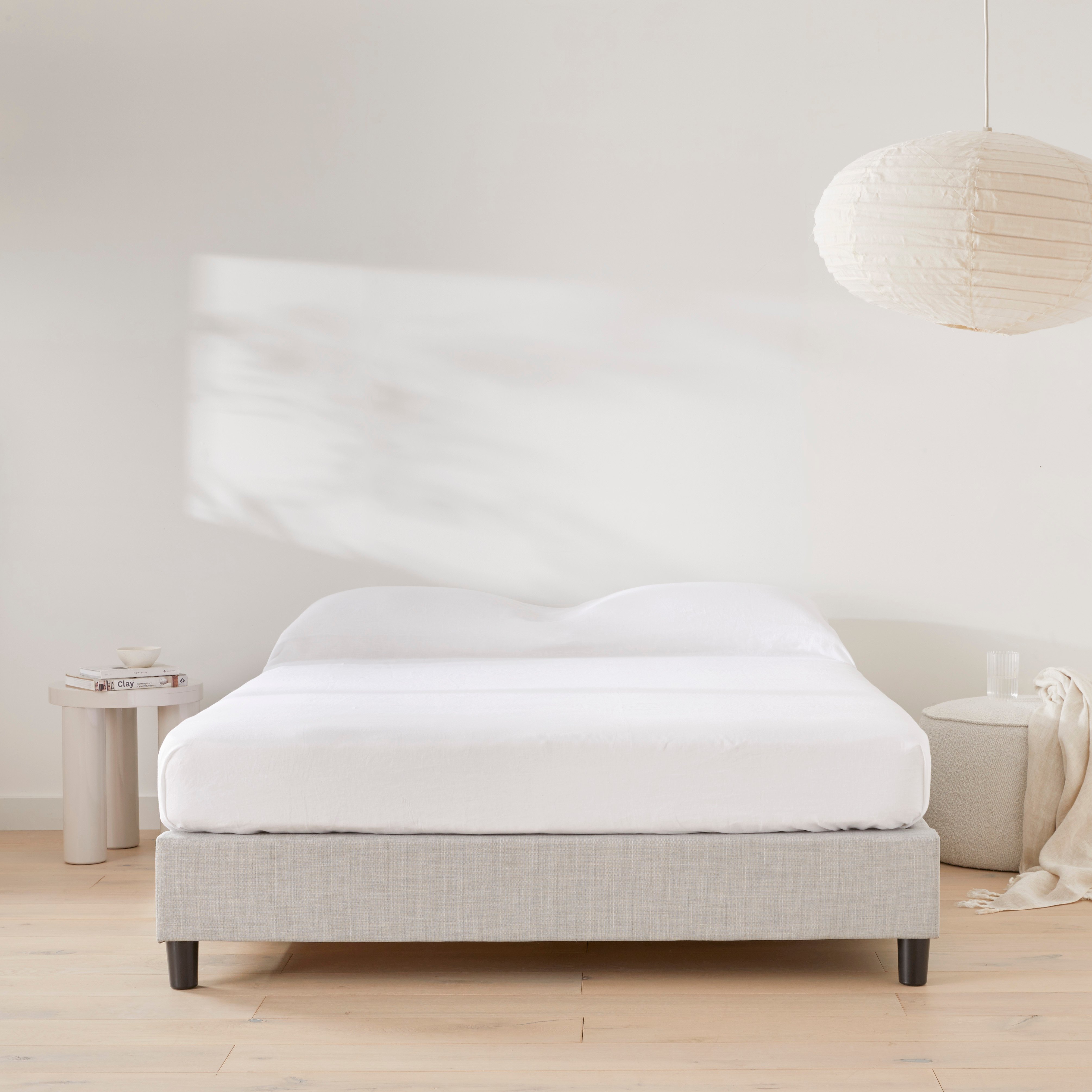 Finley Light Grey Bed Base