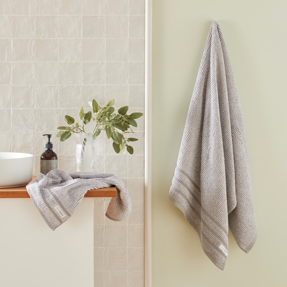 Flinders Grey Marle Towel Range