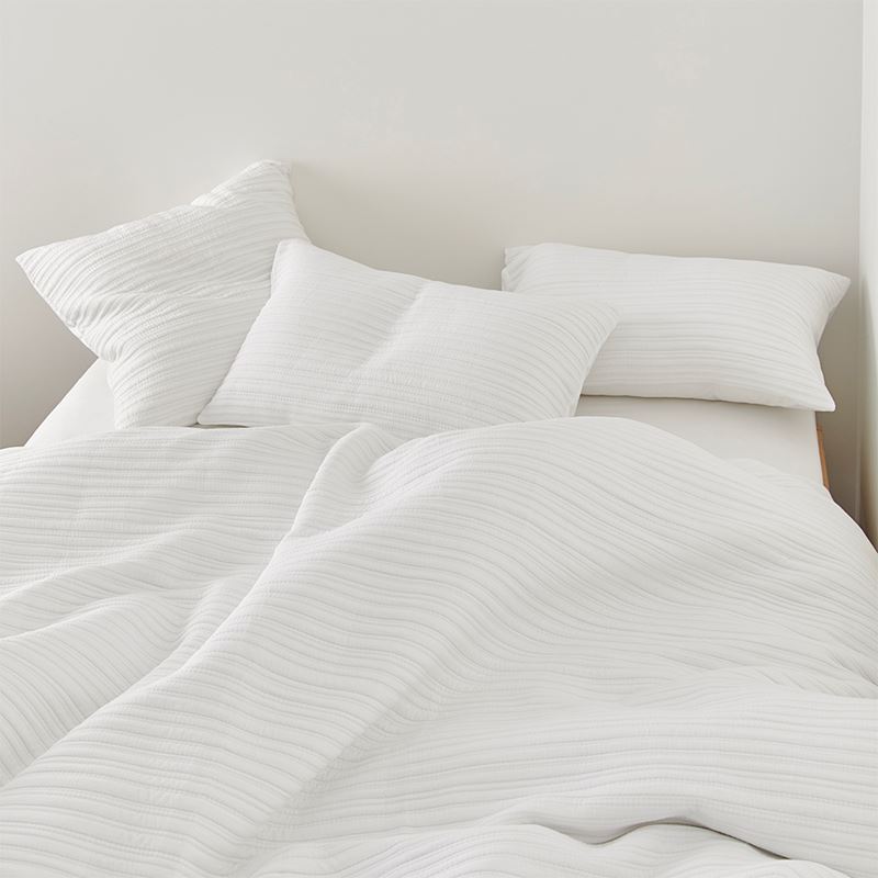 Hayman White Quilted Pillowcases