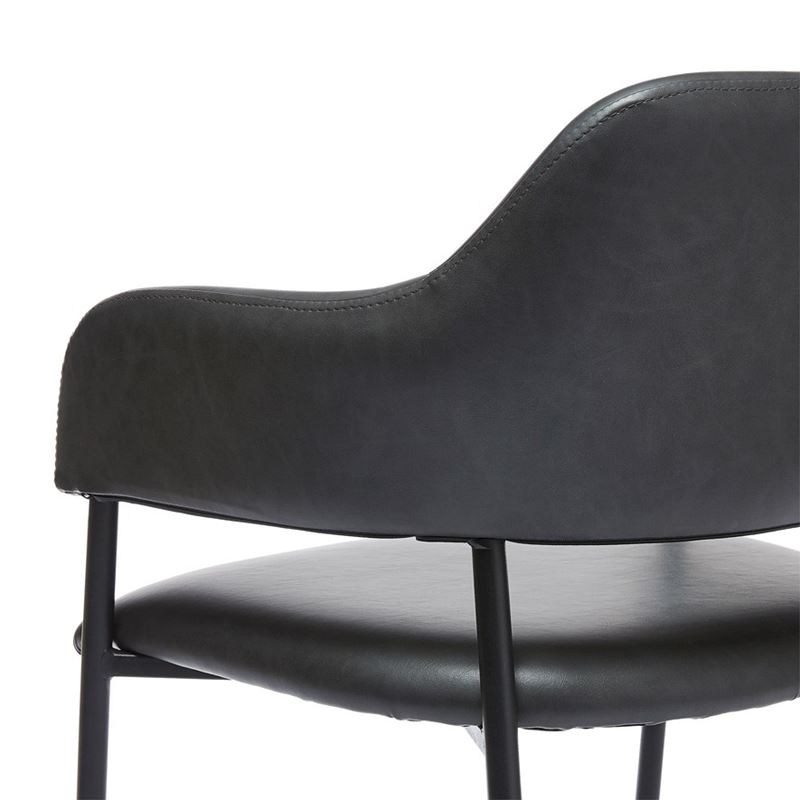 Rhodes Black Counter Stool