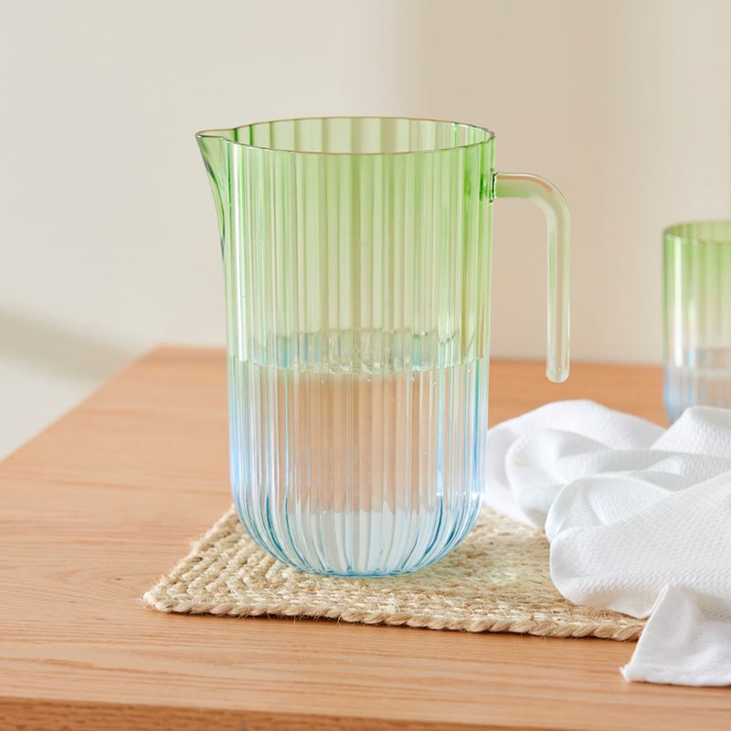 Positano Blue & Green Drinkware