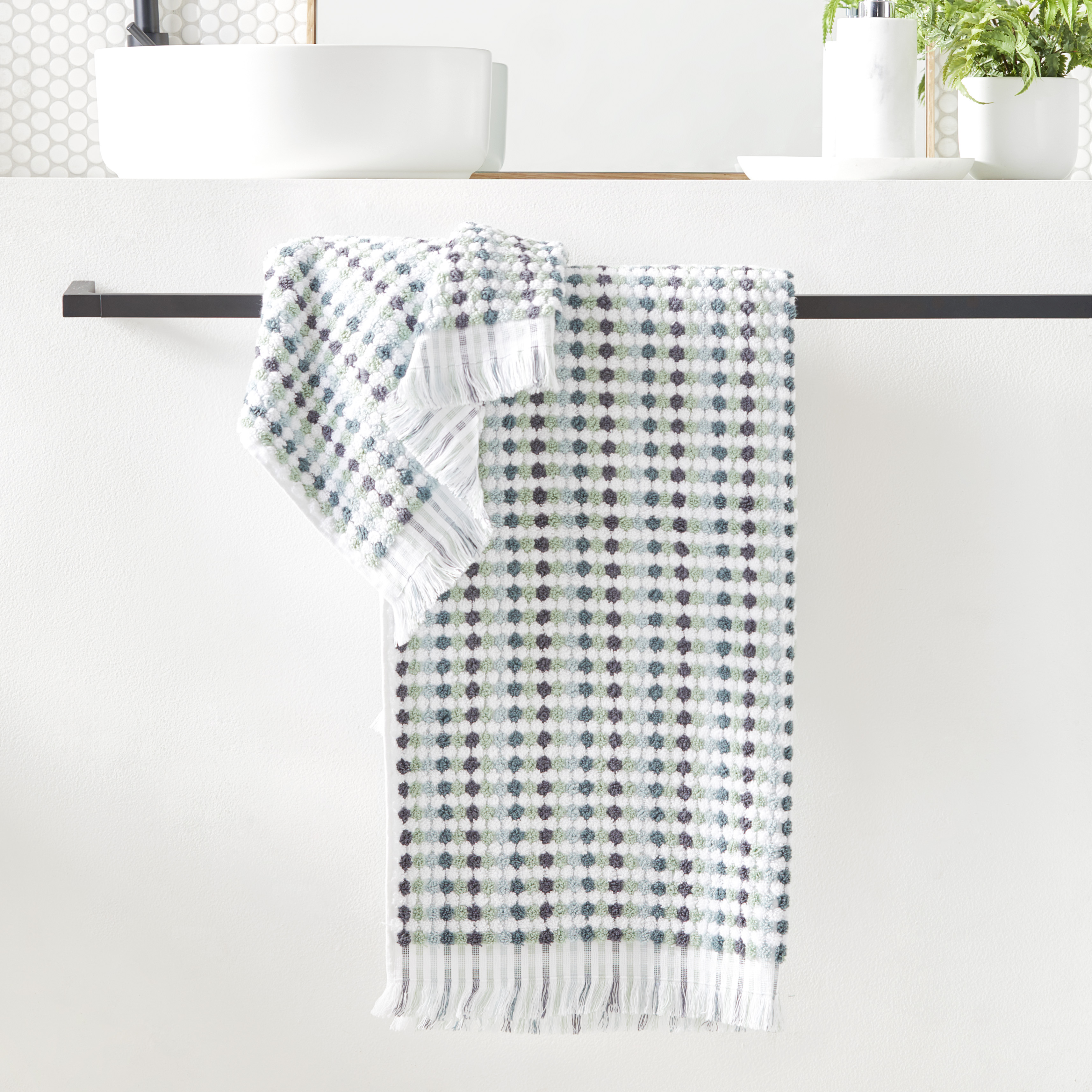 European Kadikoy Sage Multi Turkish Cotton Towel Range