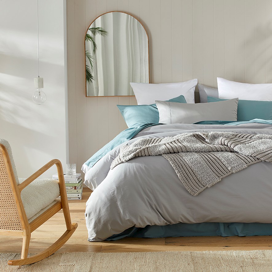 World's Softest Cotton Silver Quilt Cover Separates