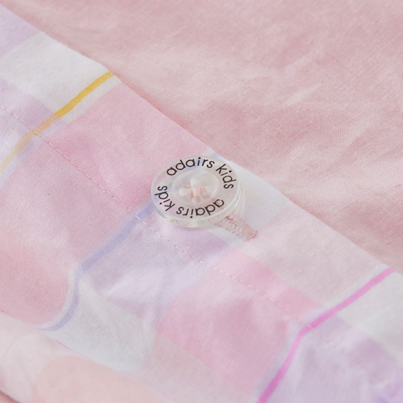 Cameron Check Pink Quilt Cover Set