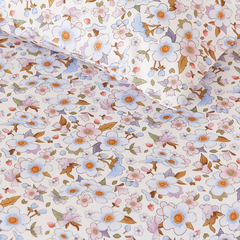 Fleur Harris Floral Pink Fitted Sheet Set