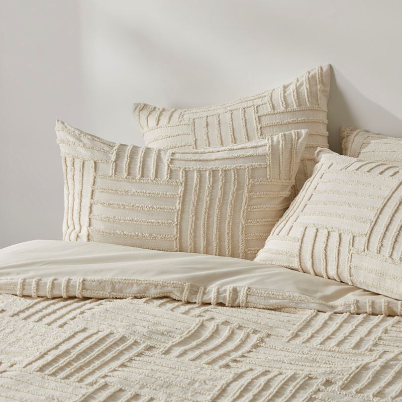 Drew Natural Tufted Pillowcases
