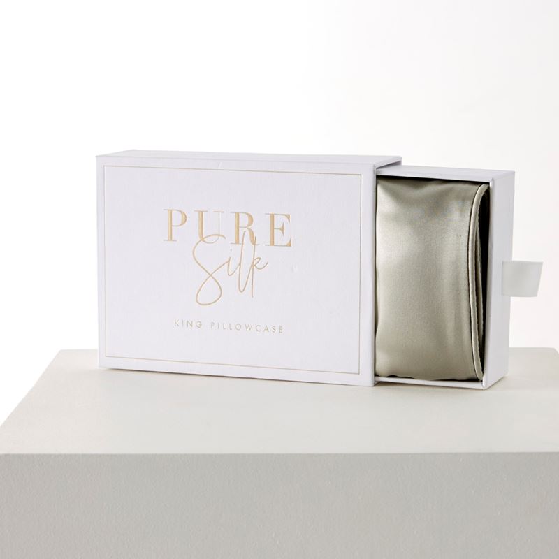 Pure Silk Tea Green Pillowcases