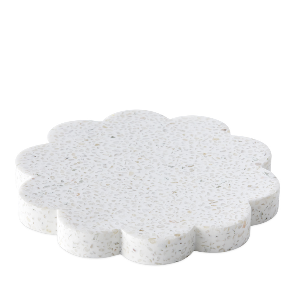 Mimi White Terrazzo Tray