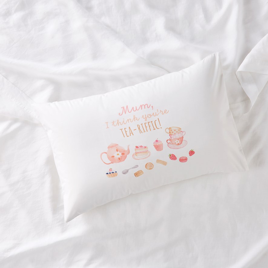Mother's Day Tea-riffic Pillowcase