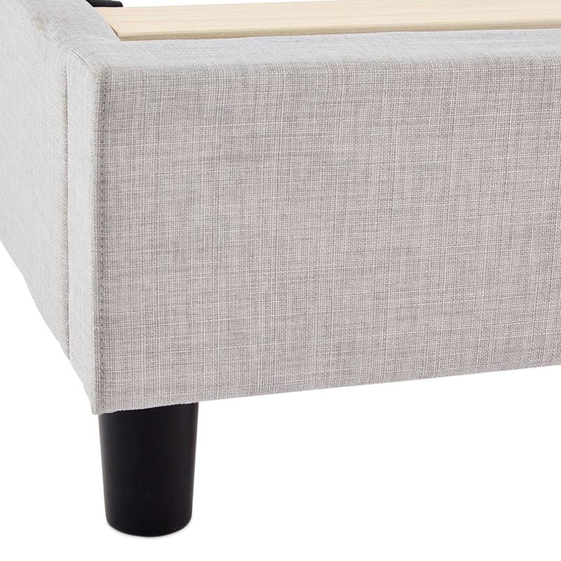 Finley Light Grey Bed Base